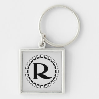 wending van de eeuw, monogram R Sleutelhanger
