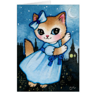 Wendy Cat Flying - Cute Peter Pan Kat