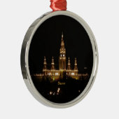 Wenen bij nacht metalen ornament (Rechts)