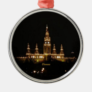 Wenen bij nacht metalen ornament