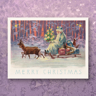 Wenen Bossen Santa Briefkaart