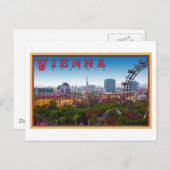 Wenen - Cityscape Briefkaart (Voorkant / Achterkant)