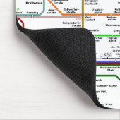 Wenen kaart Mousepad Muismat (Hoek)