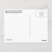 Wenen Maryland waterfront Briefkaart (Achterkant)