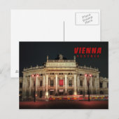 Wenen nachtlichten briefkaart (Voorkant / Achterkant)