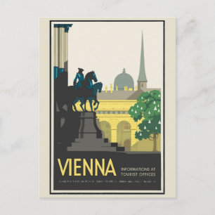 Wenen Oostenrijk City Skyline Travel Briefkaart