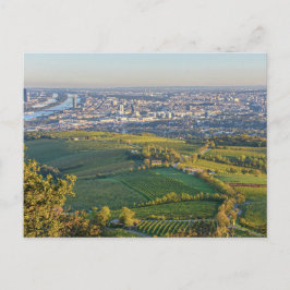 Wenen, Oostenrijk, Panorama vanaf de Kahlenberg Briefkaart