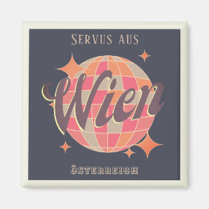 Wenen Oostenrijk Retro Magneet