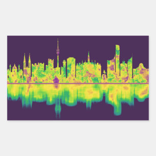 Wenen Oostenrijk Skyline Rechthoekige Sticker