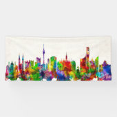 Wenen Oostenrijk Skyline Spandoek (Horizontaal)