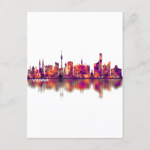 Wenen Oostenrijk Skyline Uitnodiging Briefkaart