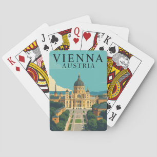 Wenen Oostenrijk Speelkaarten Deck Vintage Reis