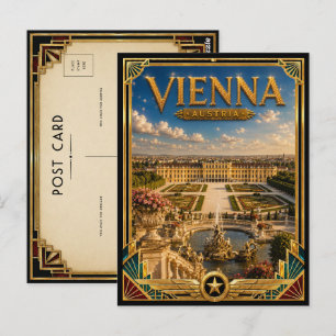 Wenen Oostenrijk Vintage Keizerlijke Architectuur Briefkaart