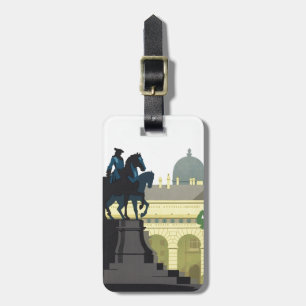 Wenen Oostenrijk - Vintage Travel Bagagelabel