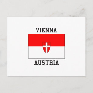 Wenen - Oostenrijkse vlag Briefkaart