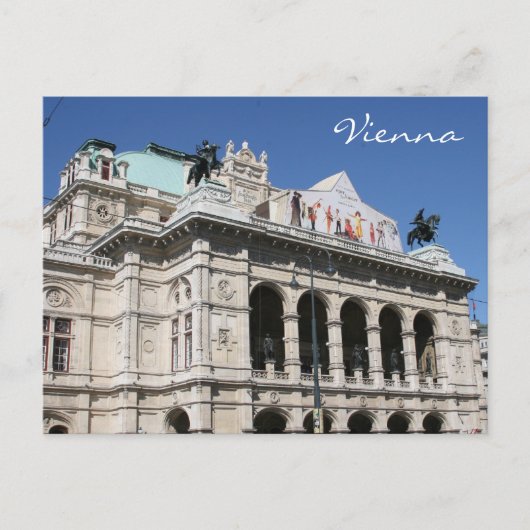 wenen opera briefkaart (Voorkant)