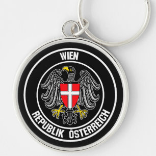 Wenen Ronde Emblem Sleutelhanger