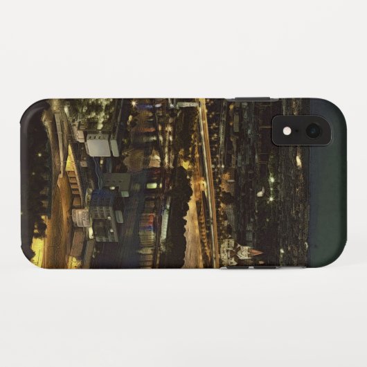 Wenen 's nachts Case-Mate iPhone case (Achterkant (horizontaal))