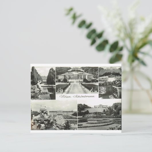 Wenen, Schronbrunn Palace, Oostenrijk Briefkaart (Staand voorkant)