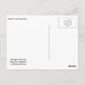 Wenen, Schronbrunn Palace, Oostenrijk Briefkaart (Achterkant)