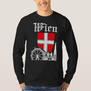 Wenen Skyline Austria Ferris Wheel Prater Stephan T-shirt