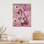 Wenen - Valentijnsdag Mermaid Poster (Keuken)