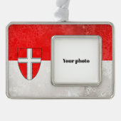 Wenen Verzilverd Kader Ornament (Voorkant)