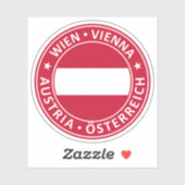Wenen, Wenen, Oostenrijk Sticker (Vel)