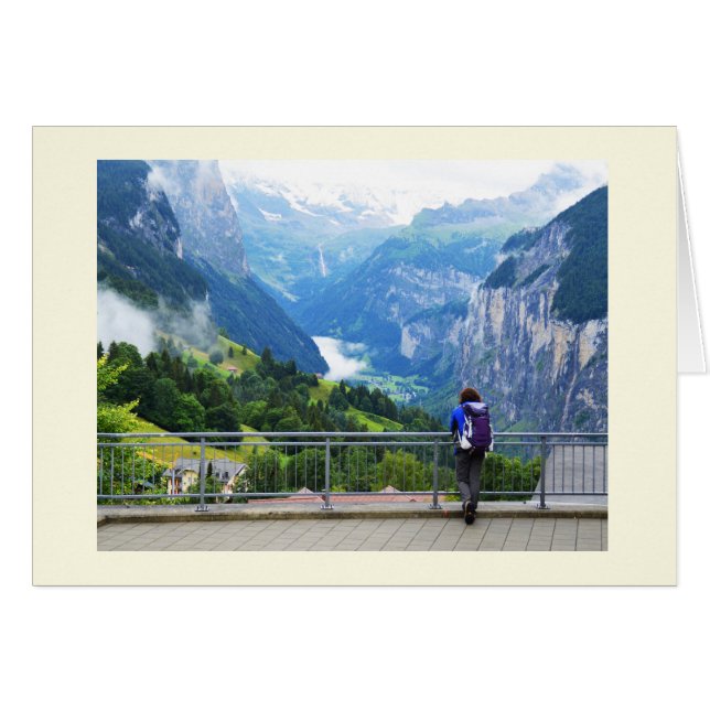 Wengen en Suisse (Devant horizontal)