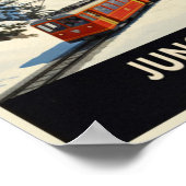 Wengen, Suisse : Poster Vintage voyage des années (Coin)