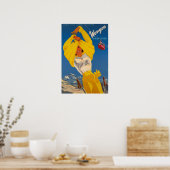 Wengen, Zwitserland, Ski Poster (Keuken)