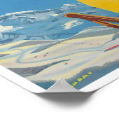 Wengen Zwitserland vintage Poster (Hoek)