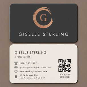 Wenkbrauw Artiest QR Code Visitekaartje