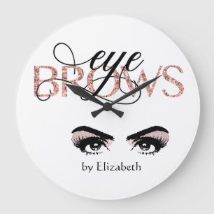 Wenkbrauw Microblading Kleuring Waxen Roze Goud Og Grote Klok