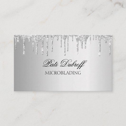 Wenkbrauwen wenkbrauw salon microblading visitekaartje (Voorkant)