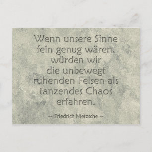 Wenn unsere Sinne Briefkaart