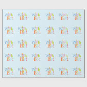 Wens Grote Kaars Cadeaupapier (Vlak)