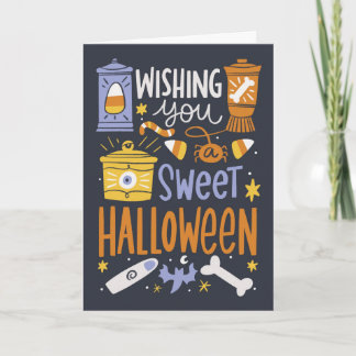 Wens je een fijne Halloween Kaart