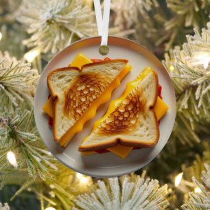 Wens je een Kaasachtig Kerstfeest   grappig  Metalen Ornament
