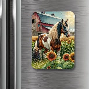 Wens je een mooie dag vriend paard magneet