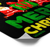 WENS JE EEN PRETTIG KERSTFEEST ! grappig kerstfees Poster (Hoek)