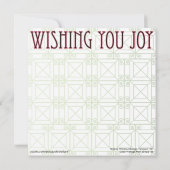 Wens je Joy Flat Kaart (Achterkant)