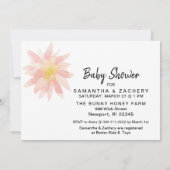 *~* Wens Muis Blowing Paardenbloem Douche Uitnodig Kaart (Achterkant)