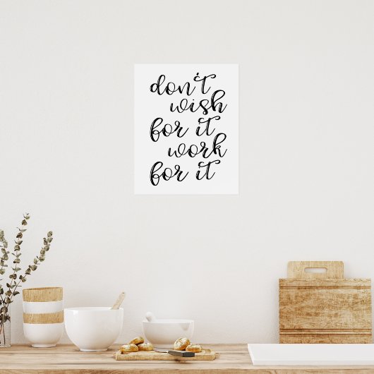 Wens niet dat het voor het Poster werkt (Keuken)