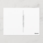 Wens op een andelion briefkaart (Achterkant)