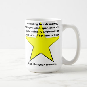 Wens op een Star Funny Mug Koffiemok