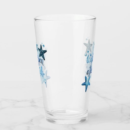 Wens op een Starfish Glas (Links)