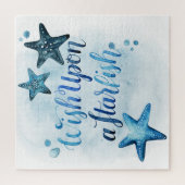 Wens op een Starfish Legpuzzel (Verticaal)