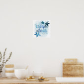 Wens op een Starfish Poster (Keuken)