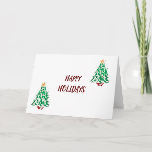 WENS U EEN HAPPY HOLIDAY SEASON TE GEVEN KAART